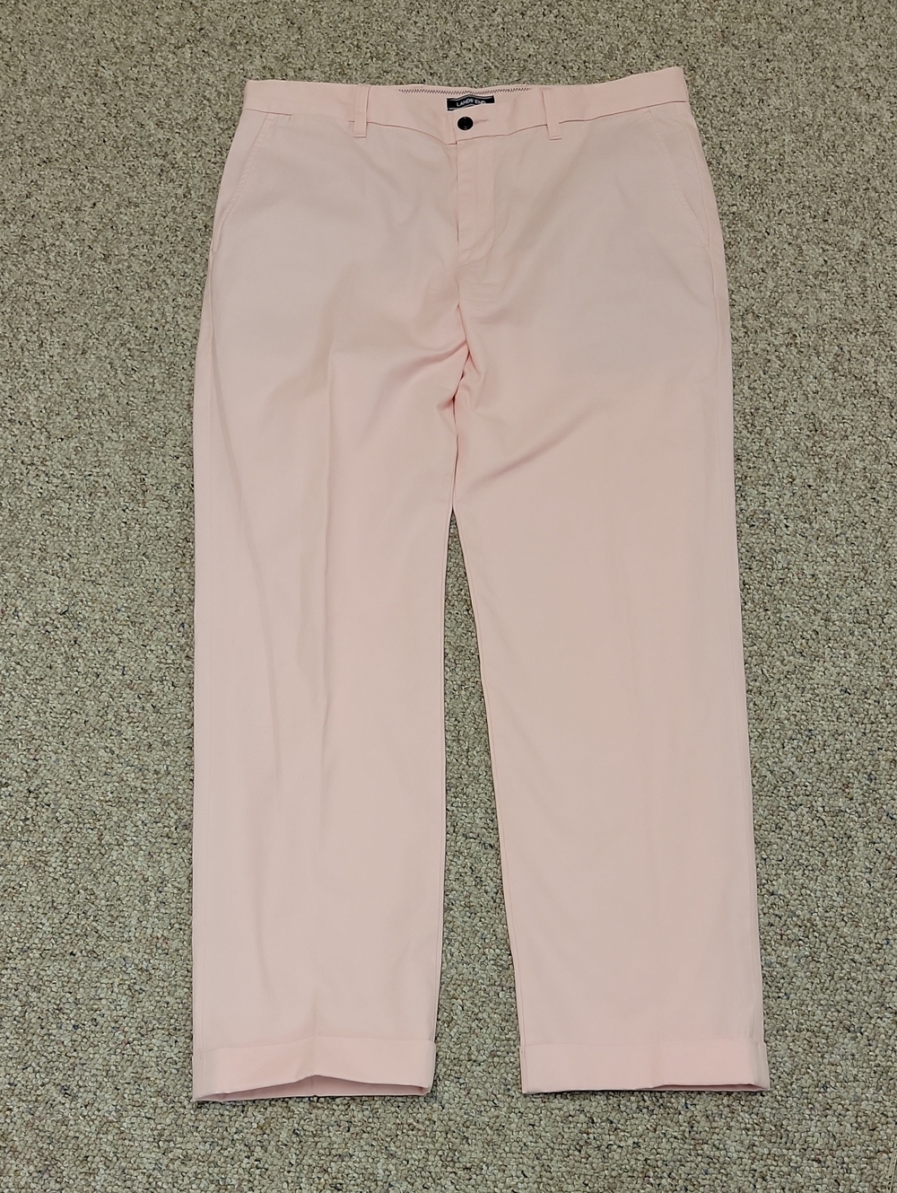 Lands End Men's Chino Pants in Light Pink. Preppy Old Money Business 38 Office